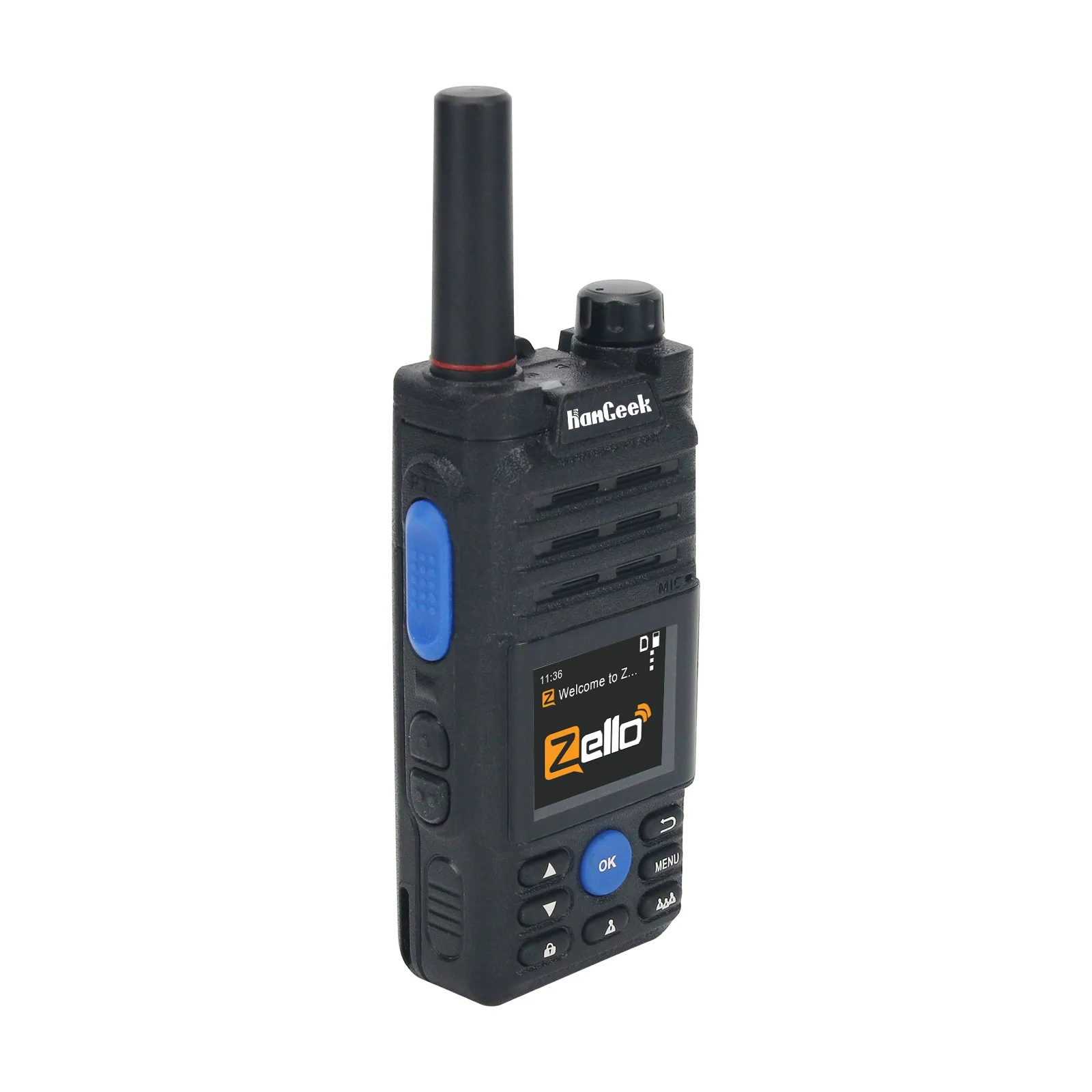 HamGeek HG-369 プロフェッショナル4G POCトランシーバー 長距離5000km対応 Bluetooth WiFi Zello Real-ptt対応