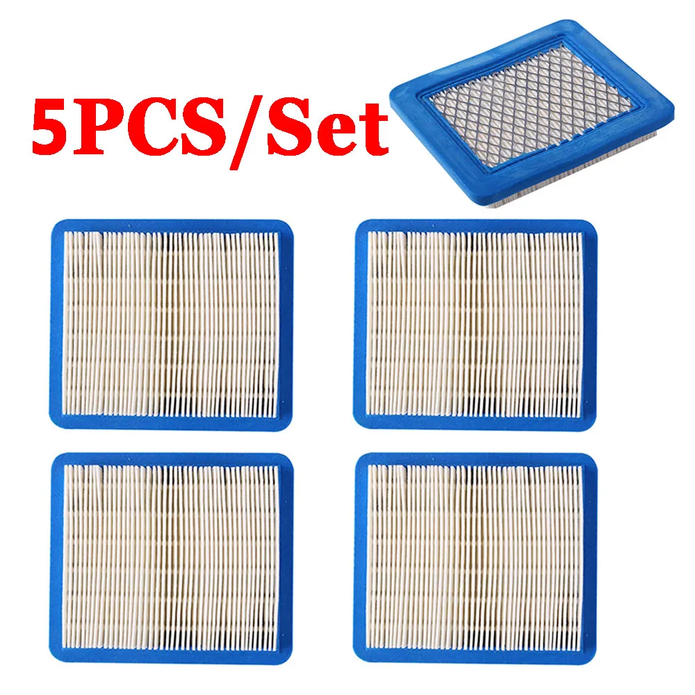 5PCS Lawn Mower Air Filter Replacement For Briggs & Stratton 491588s 491588 4915885 399959 119-1909 Mower Part Garden Supplies