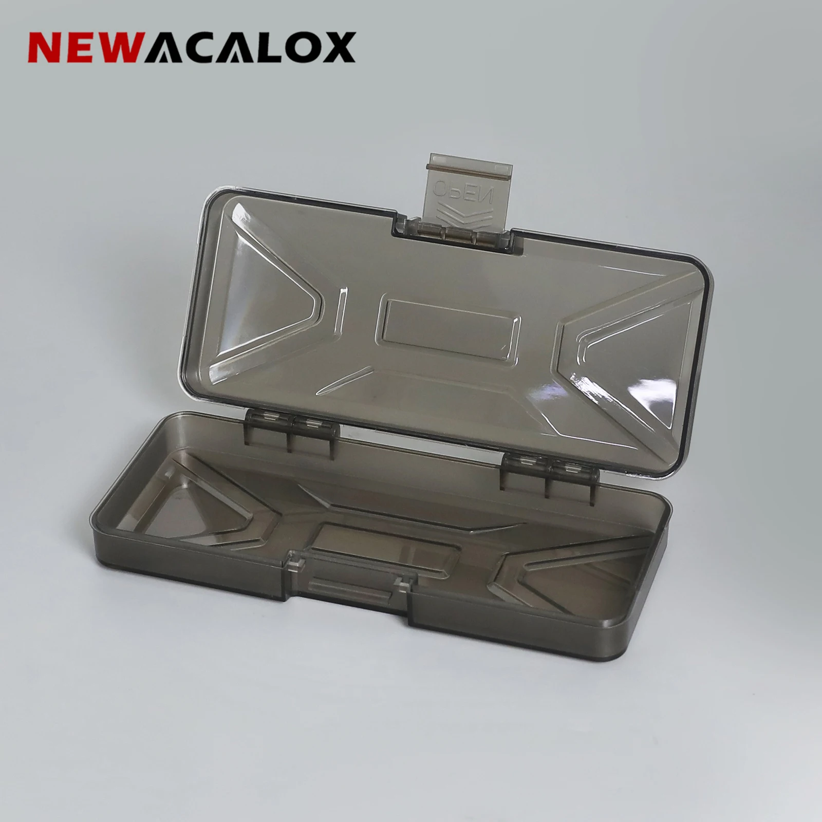 NEWACALOX Mini cassetta degli attrezzi in plastica Scatola portaoggetti hardware Piccoli componenti elettronici Cassetta degli attrezzi per la conservazione degli utensili elettrici