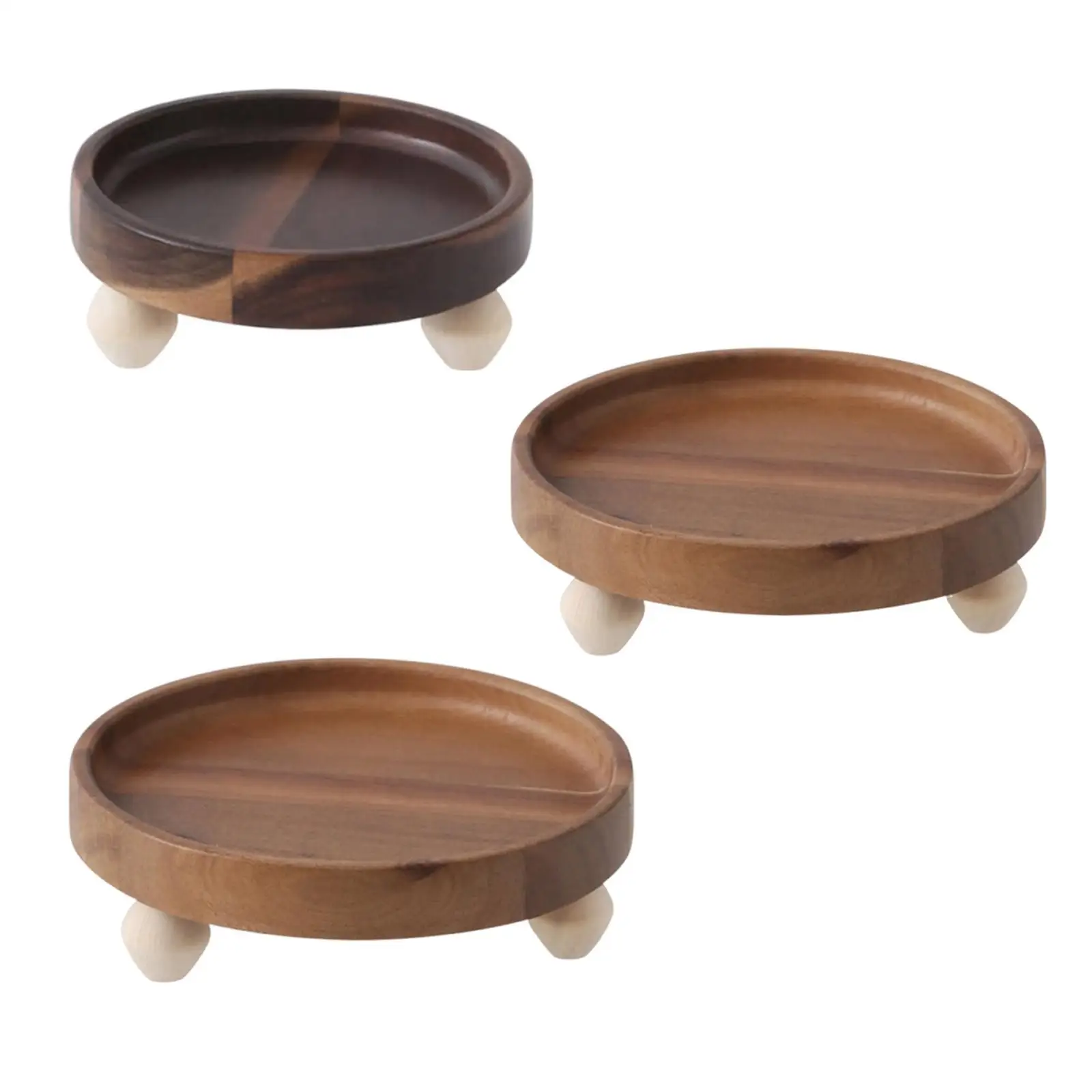 

Деревянная подставка на пьедестале, элегантный органайзер для туалетного столика, центральная подставка для свечи, гайка, блюдо для ванной комнаты, отеля, ресторана