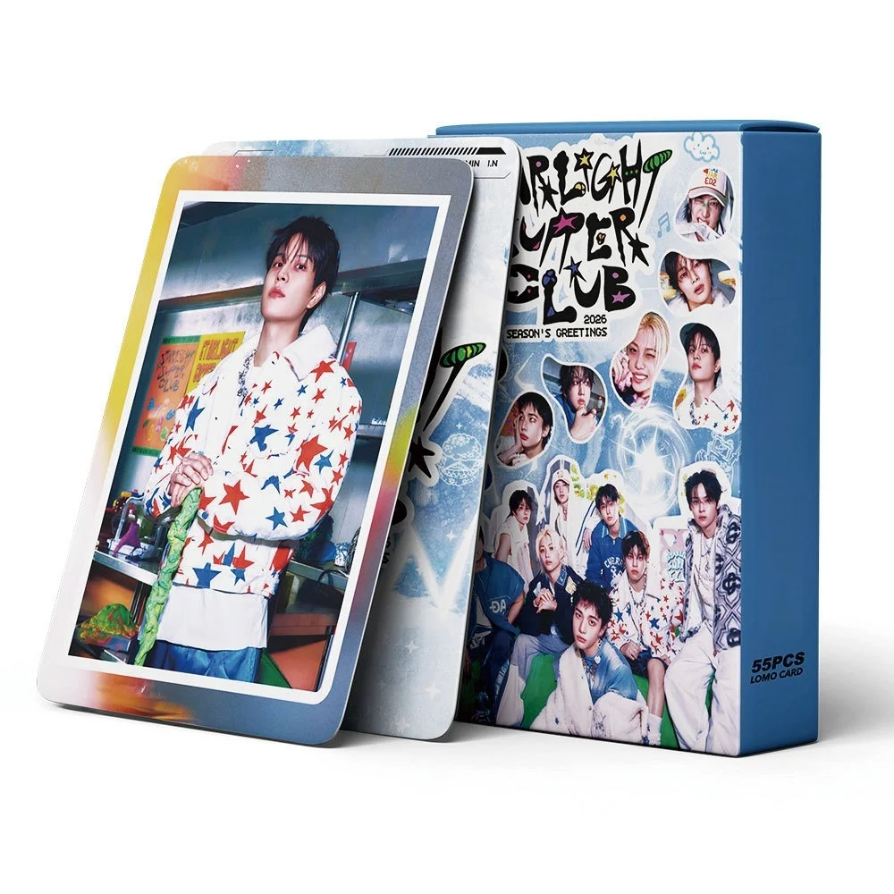 

Новый 55 шт./кор. Kpop Album Group Lomo Cards DO IT STARLIGH SUPE CLUB Card 2026 Boy Band Декоративная HD-печать Lomo Card Подарки для фанатов