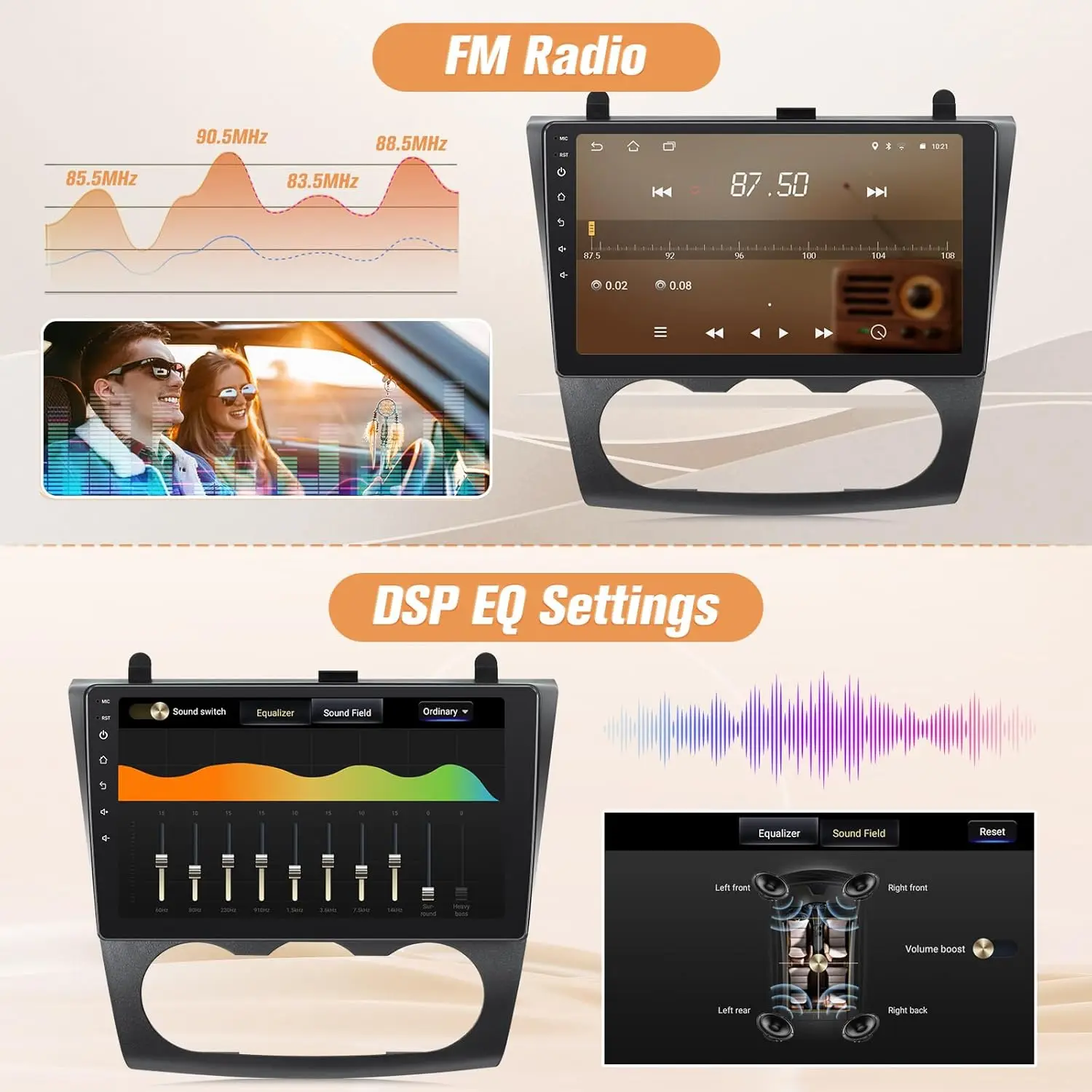 Car Stereo Radio for Nissan Altima 2008-2012 Wireless CarPlay Android Auto 9