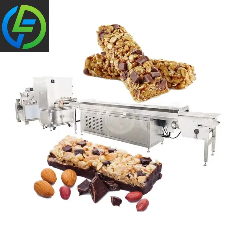 Automatic Puffed Rice Cake Making Machine Rice Crispy Production Line Cereal Bar Forming Equipment Customized