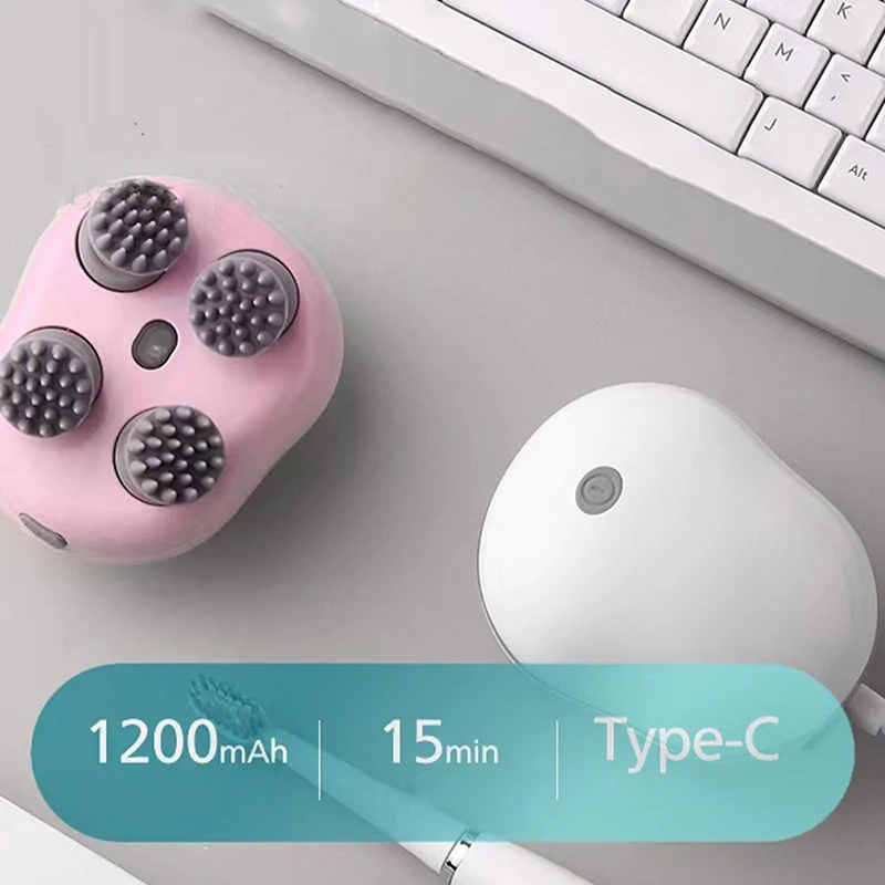 Head Mini Charging Massager Electric Scalp Dragon Claw Hand Multi-Function image 6