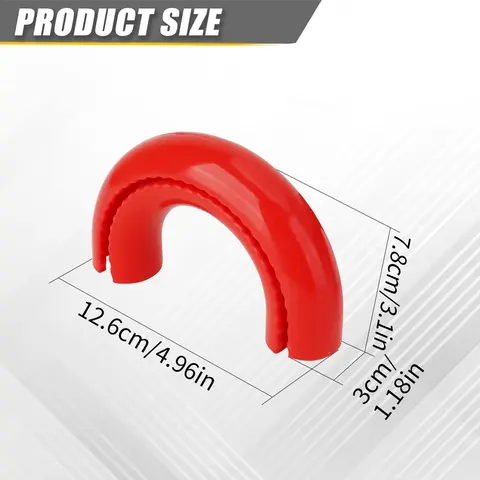 2/4 पीसीएस लाल डी-रिंग ट्रेलर हुक कवर टो ट्रक हुक फोर्ड एफ150 2004-2024 ऑटोमोटिव बाहरी सहायक उपकरण के लिए उपयुक्त 12 best sales टो हुक कवर - №12