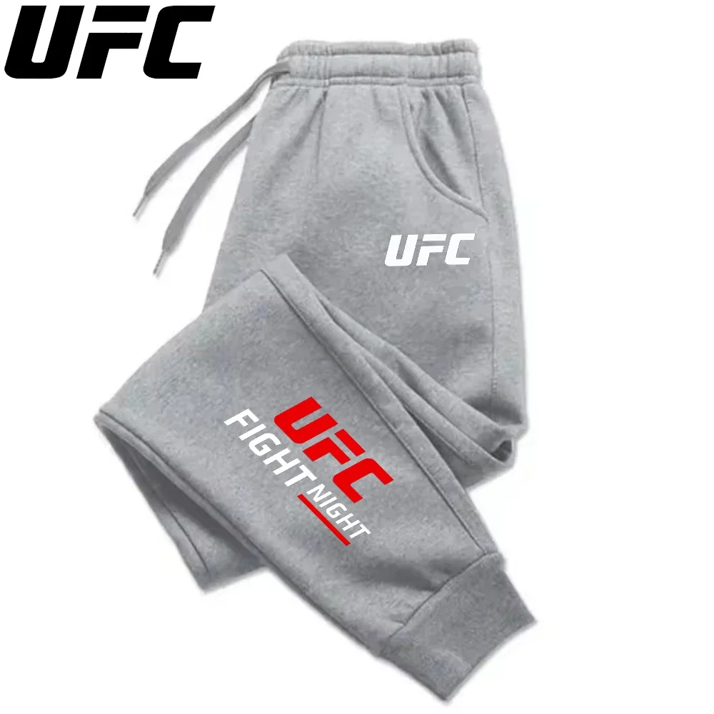 UFC رجل سراويل تقليدية الخريف الشتاء Sweatpants رياضة السراويل موضة بلون تجريب السراويل الطويلة الرجال تشغيل عداء ببطء الرياضة