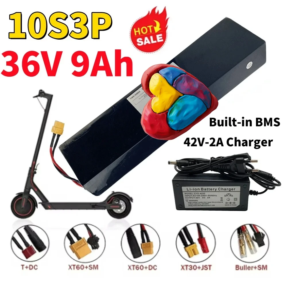 

New 10S3P 36V 9Ah Kugoo S1, S2, S3 Scooters 18650 Rechargeable Li-ion Battery pack 500W,Built-in BMS