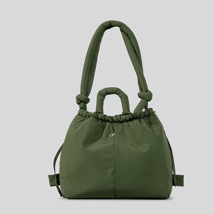 

Casual Nylon Padded Tote Bag Fashion Soft Puffer Women Shoulder Crossbody Bags Simple Vintage large capacity Handbag for Outdoor