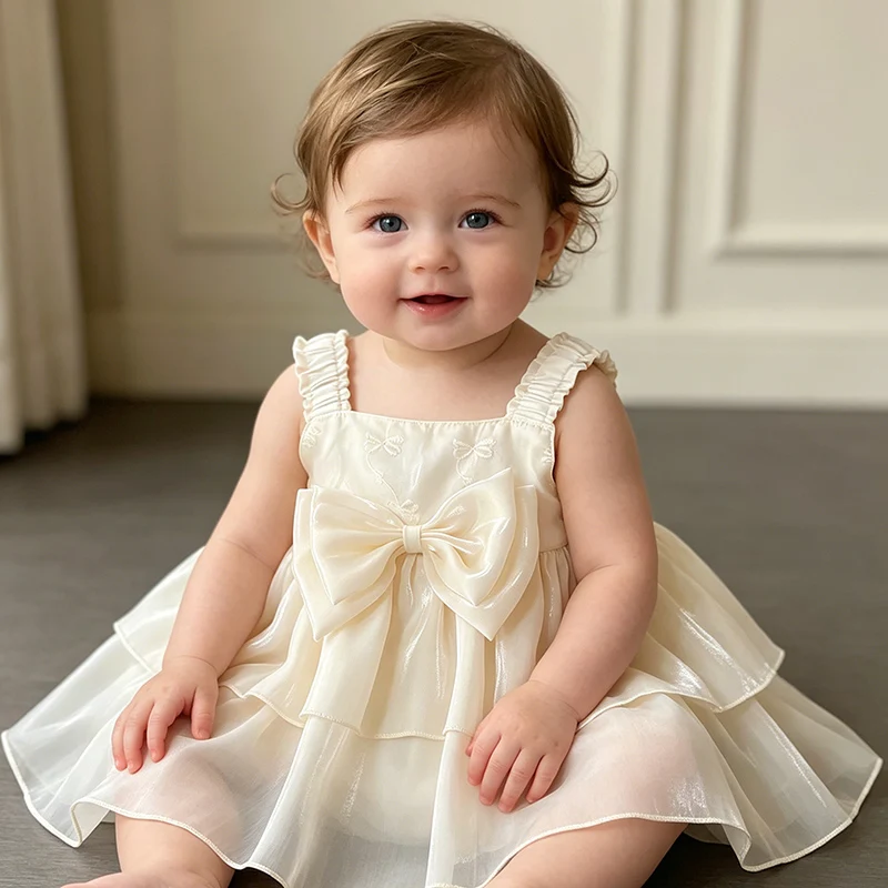 2026 New Summer 0-24M Children Clothes Toddler Baby Girls Jumpsuit Sleeveless cotton splicing Infant Baby Girls Bodysuits 2