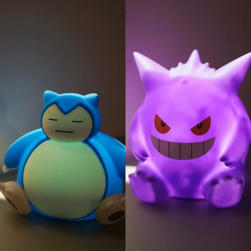 pokemon-2025-gengar-snorlax-nightlight-silicone-soft-material-exquisite-gift-box-toy-for-birthday-valentine's-day-home-decor
