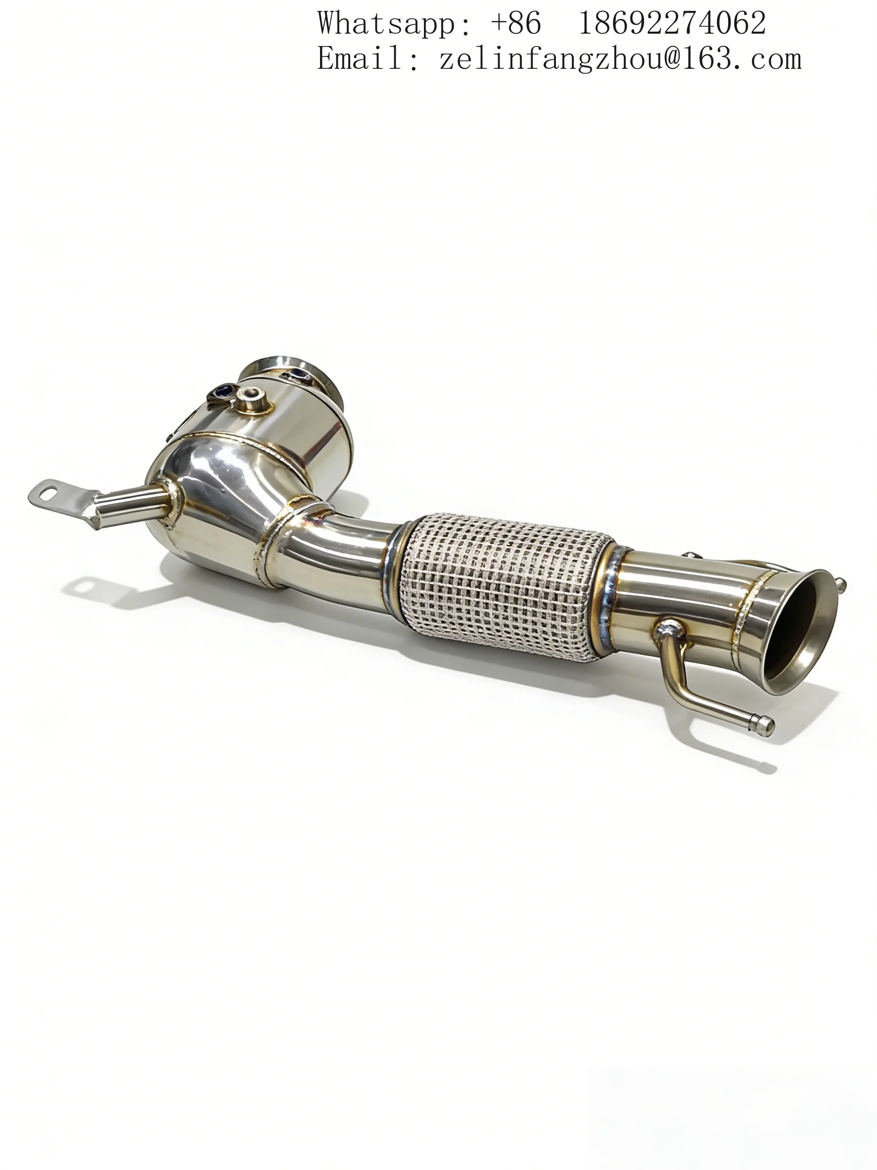 

SS304 High Flow Sport Cat Downpipe For MINI F66 F67 Cooper S JCW TIG Welding High Performance Catalytic Converter Auto Parts RES