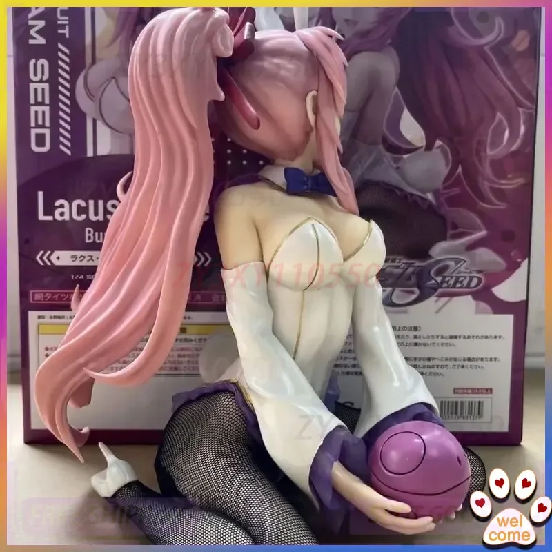 نسخة عالية الجودة من Laxklein Megahouse البدلة المتنقلة Seedmh الأرنب يدوية الصنع سطح المكتب الحلي لعبة هدية