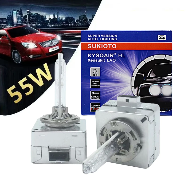 

2PCS Upgrade D3S D1S 55W Xenon HID Headlight Bulbs Direct Replacement For 66140 85140 66340 42403 High Low Beam Auto Car Lights