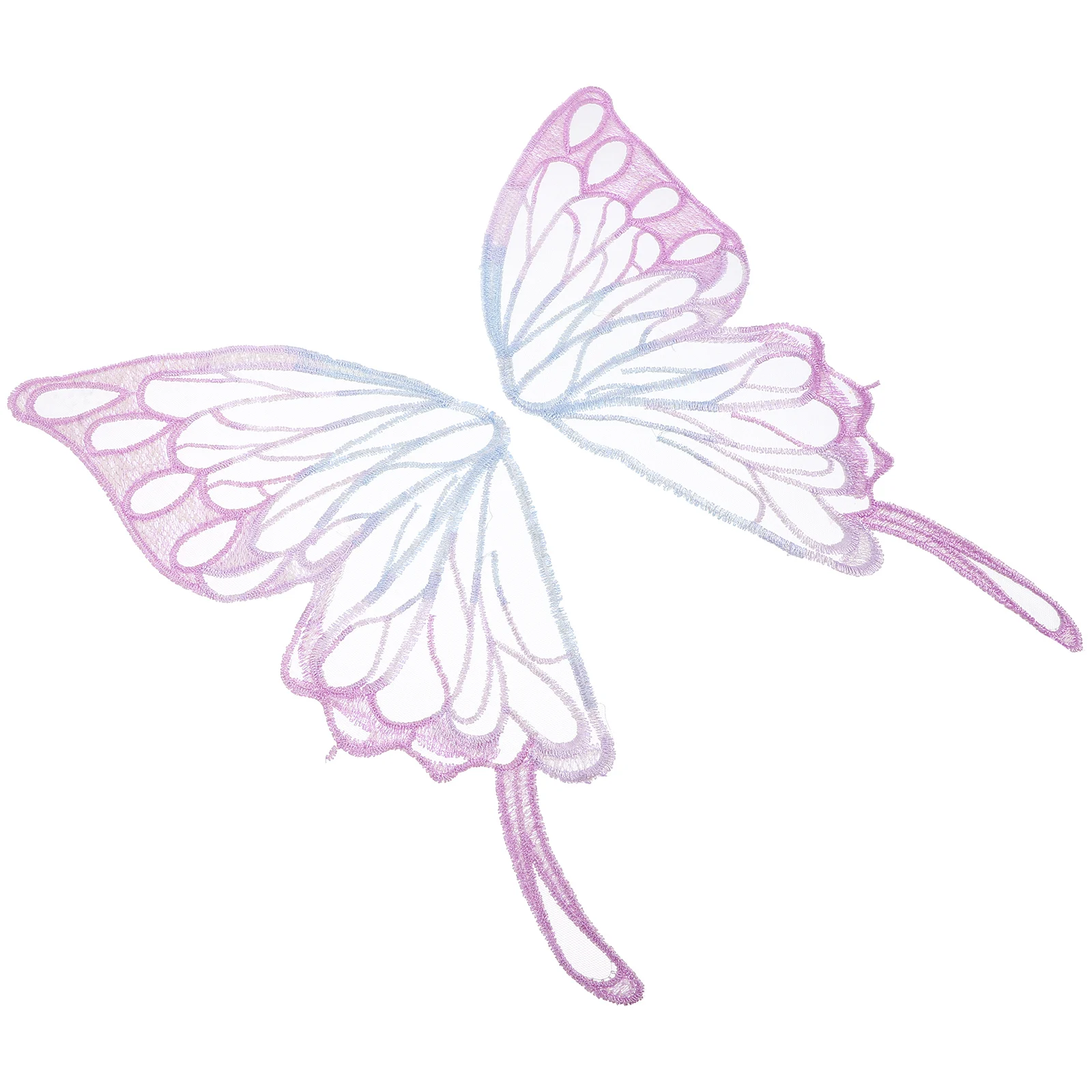 

Butterfly Embroidered Mesh Patches Diy Fabric Appliques For Clothes Hats Crafts Sewing Accessories Butterfly Patches