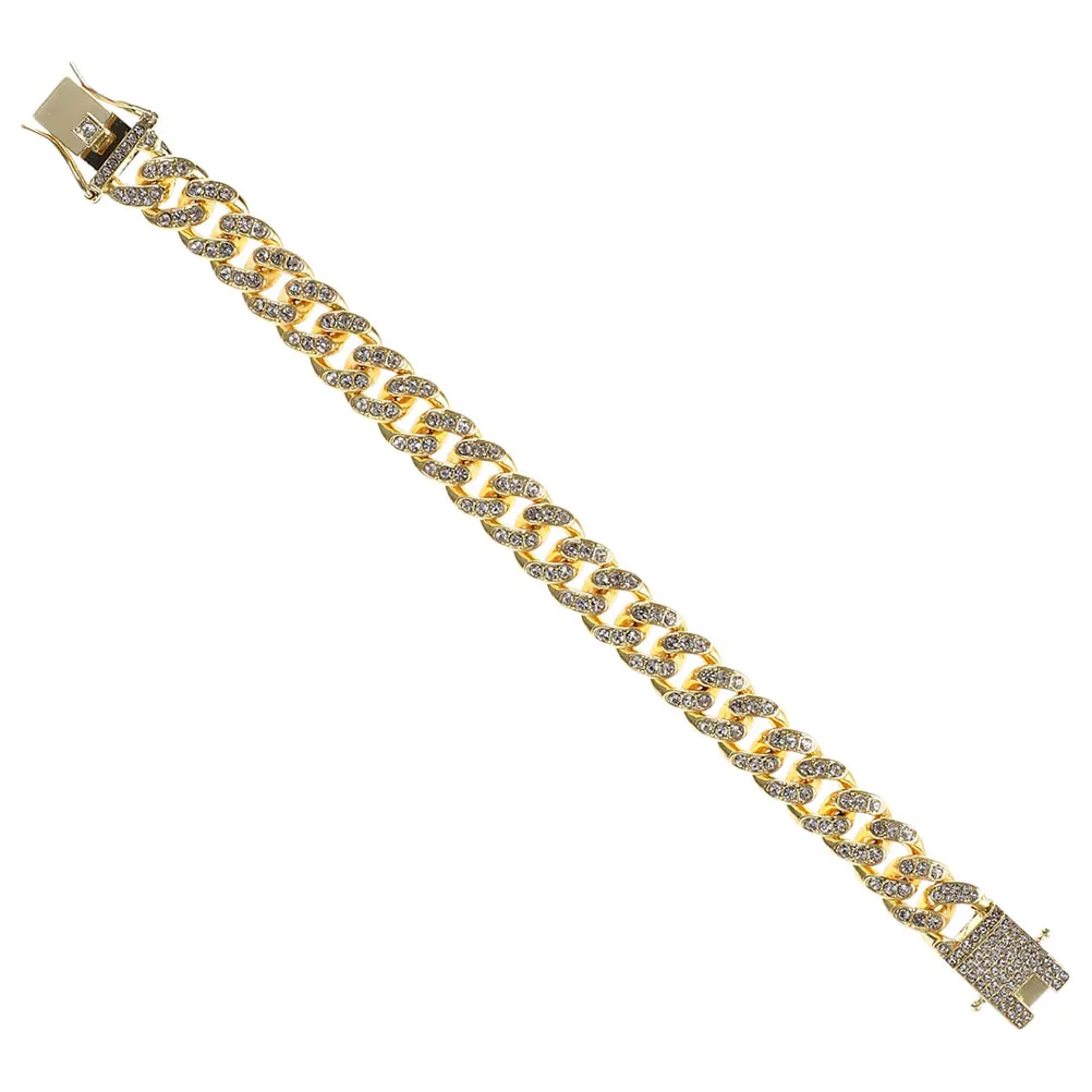 

Chain Collar Crystal Neck nament Decor Link Necklace Pet Accessories Exquisite Dog Chain Rust Resistance