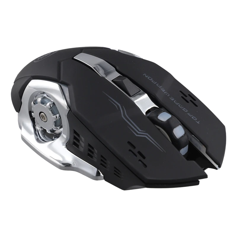 Беспроводная бесшумная мышь Bluetooth, двухрежимная конструкция, 2,4G двухрежимная перезаряжаемая оптическая мышь для ноутбука, ПК, игр, офиса