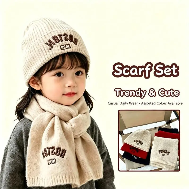 conjunto-de-2-pecas-para-criancas-gorro-e-cachecol-de-inverno-em-trico-grosso-e-macio-com-bordado-para-atividades-ao-ar-livre-em-clima-frio