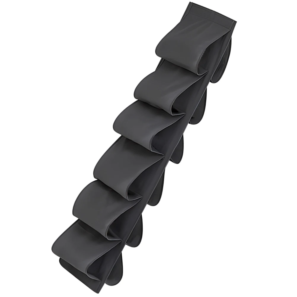 

Hanging Closet ganizer Bag Double Sided Non Woven Fabric Shoe Clothes Storage Pockets Gray Large Capacity Wardrobe ganizers