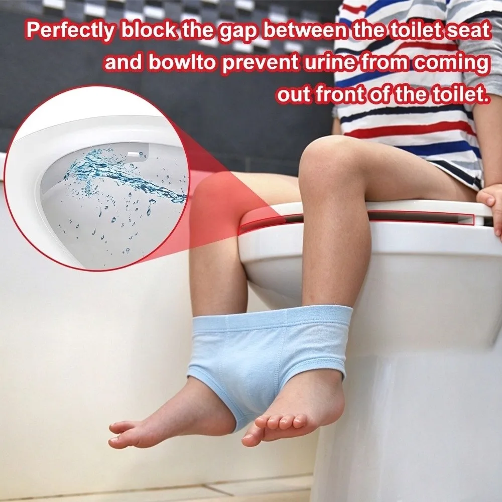 Transparent EVA Material Toilet Seat Urine Deflector Splash Proof Function Universal Fit Design Anti-Splash Shield