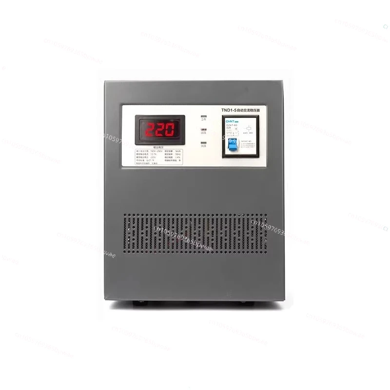 Voltage Regulator TND1 Household SVC Single Phase AC 220v High Power Air Conditioning Power Supply Computer 5000w
