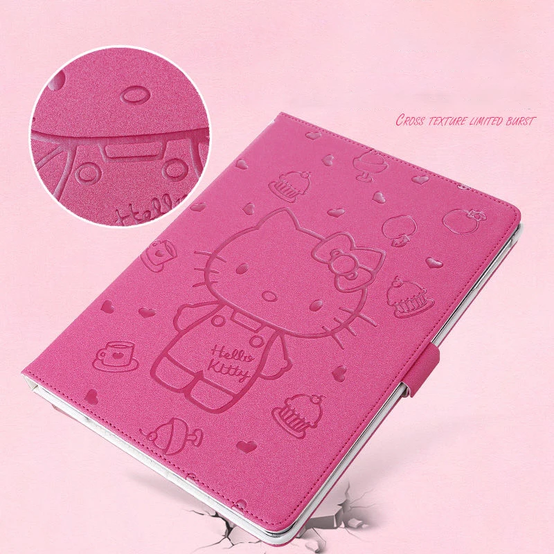 Hello Kitty Smart Stand Case per IPad Air 3 4 9.7 10.2 10.5 10.9 Pro 11 pollici 2021 I Pad Mini 5 4 2 1 Cover in pelle