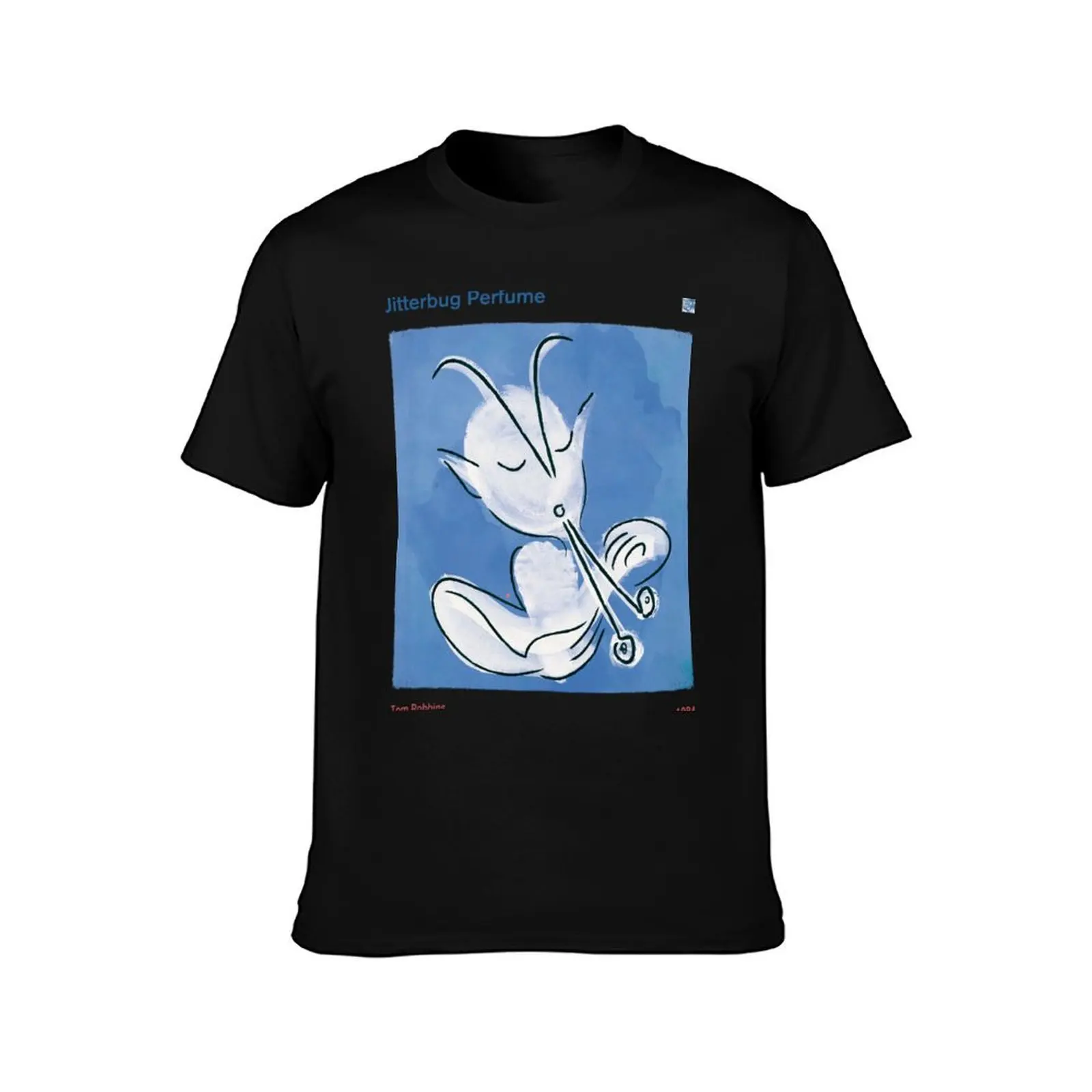 Jitterbug Perfume - Book Lover Literature Art for Book Lovers Readers and Writers T-Shirt Summer Casual Cotton Tee