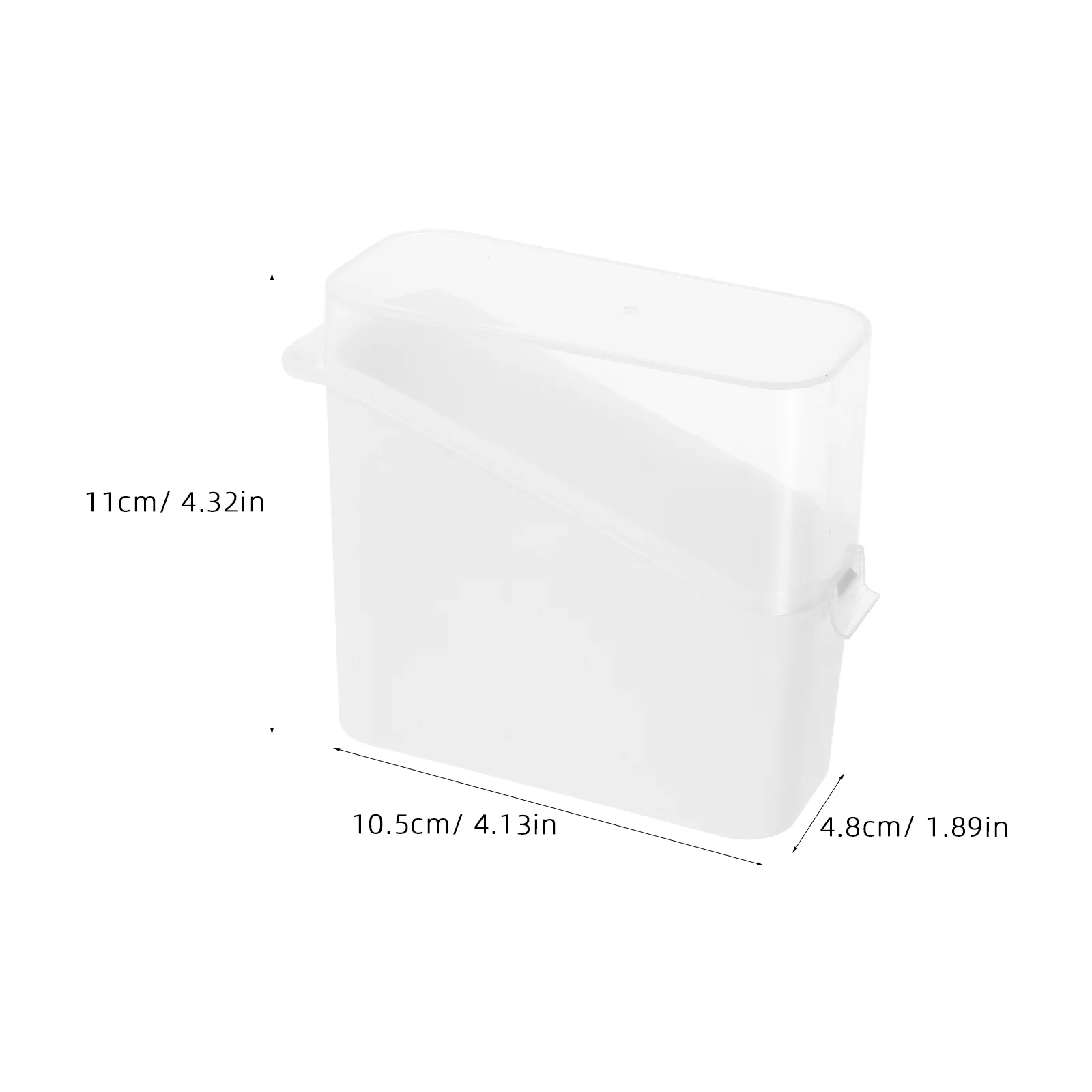 2 قطعة حاوية تخزين الجبن صندوق شرائح الجبن الشفاف الثلاجة زبدة لحم الخنزير المقدد حارس المطبخ استخدام شريحة صندوق تخزين لحم الخنزير #6