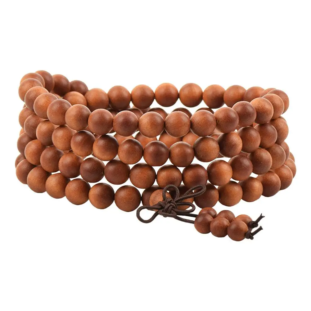 

Sandalwood Bracelet 8mm Beads Handmade Durable Wooden Simple Party Gift Stylish Fashion Bracelet Jewelry Accessories
