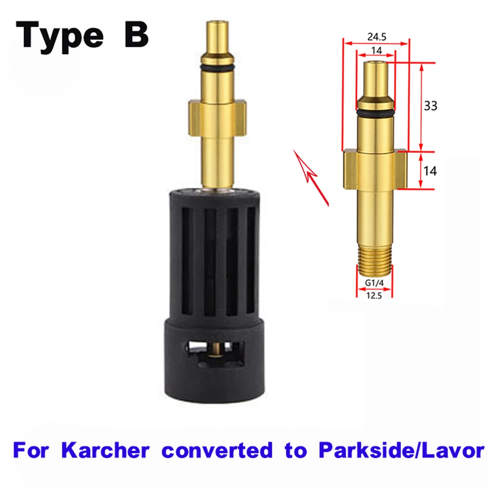 High Pressure Washer Nozzle Adapter Converting Between FOR Karcher K Series FOR Lavor FOR VAX,  FOR COMET