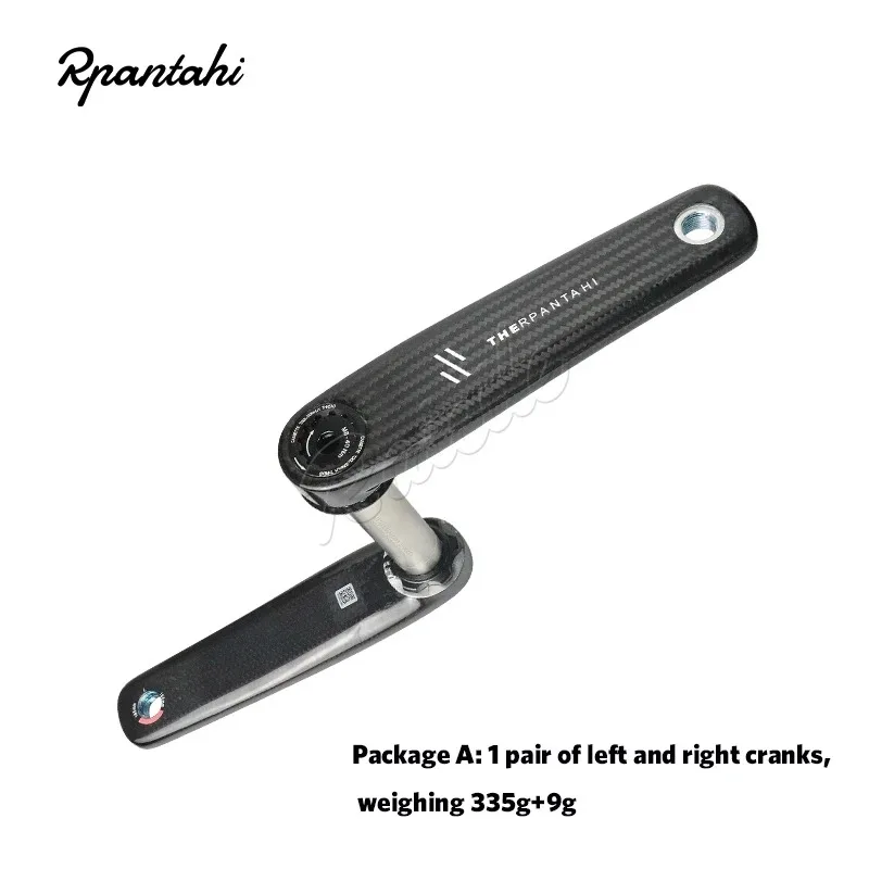 RPANTAHI carbon fiber crank 24mm titaniumlegering as EASTON interface lichtgewicht crank 150/155/160/165/167.5/170mm lengte