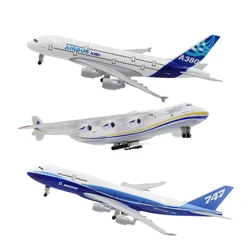 Anya-ミニチュア飛行機モデル,aniov an-225,b747,777, 787,a380,350, 330, 1:400スケール,合金,20cm