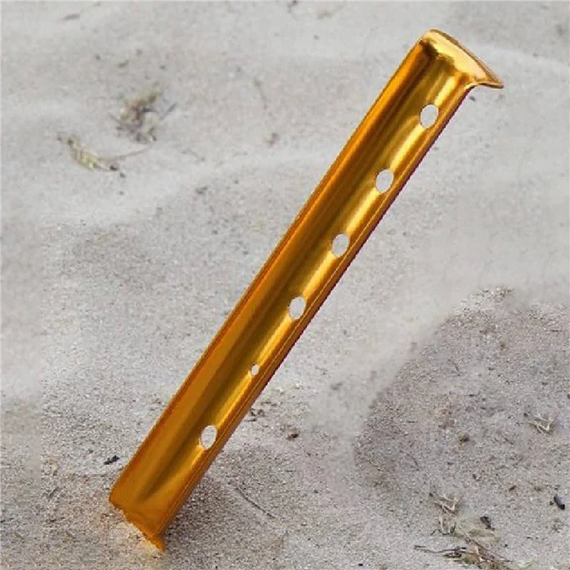 

30Pcs Snow And Sand Tent Stakes Pegs Aluminum Alloy U-Shaped Pegs Tent Nails Lightweight For Camping Hiking Backpacking