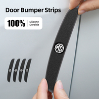 4Pcs Rubber Anti Collision Strip Car Door Rearview Mirror Protector Stickers For MG Cyberster MG3 MG5 MG7 MG6 ZS ES5a ONE HS MG4