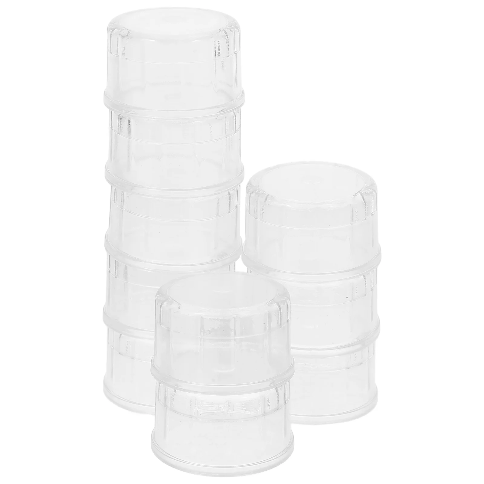 10 Pcs Anti-splash Covers For Cups Glasses Lemons Juice Lid Shaker Press Attachment Replacement