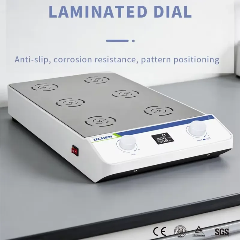 3 6 9 Position Multi Magnetic Stirrer for General Laboratory Chemical Mixing Heating Hot Plate Digital Display Lab Instrument
