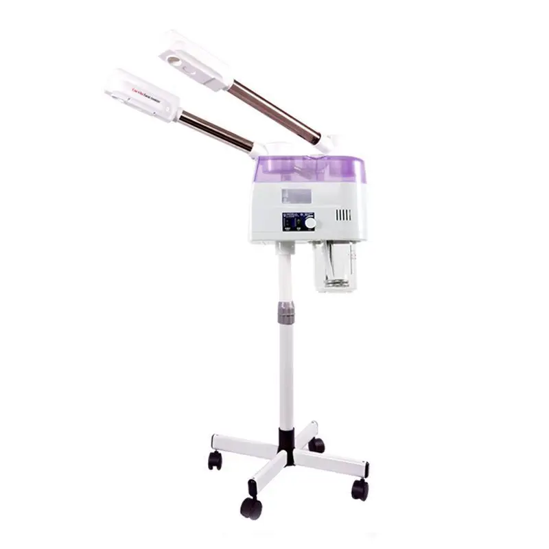 

Hot and cold spray replenishment instrument Beauty salon Double tube spray machine with magnifying glass face steamer Local care