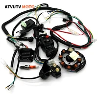 Arnés de cableado eléctrico CDI, bobina de estator para ATV Quad 4, cuatro ruedas, 150-250CC, Go Kart, Dirt Pit Bikes, 9 unidades por lote
