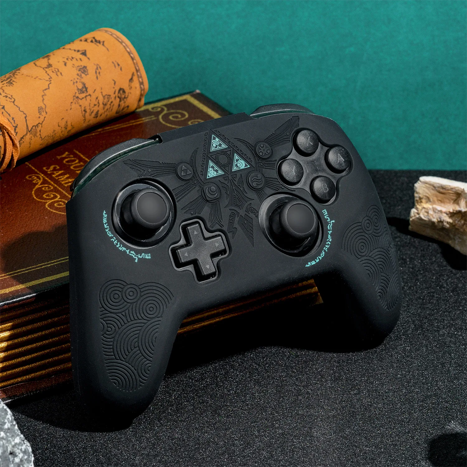 Juego caliente de silicona suave Shell Gamepad pegatina Protector de la piel para Nintendo Switch Pro funda de controlador pulgar Stick Grip Cap Cover