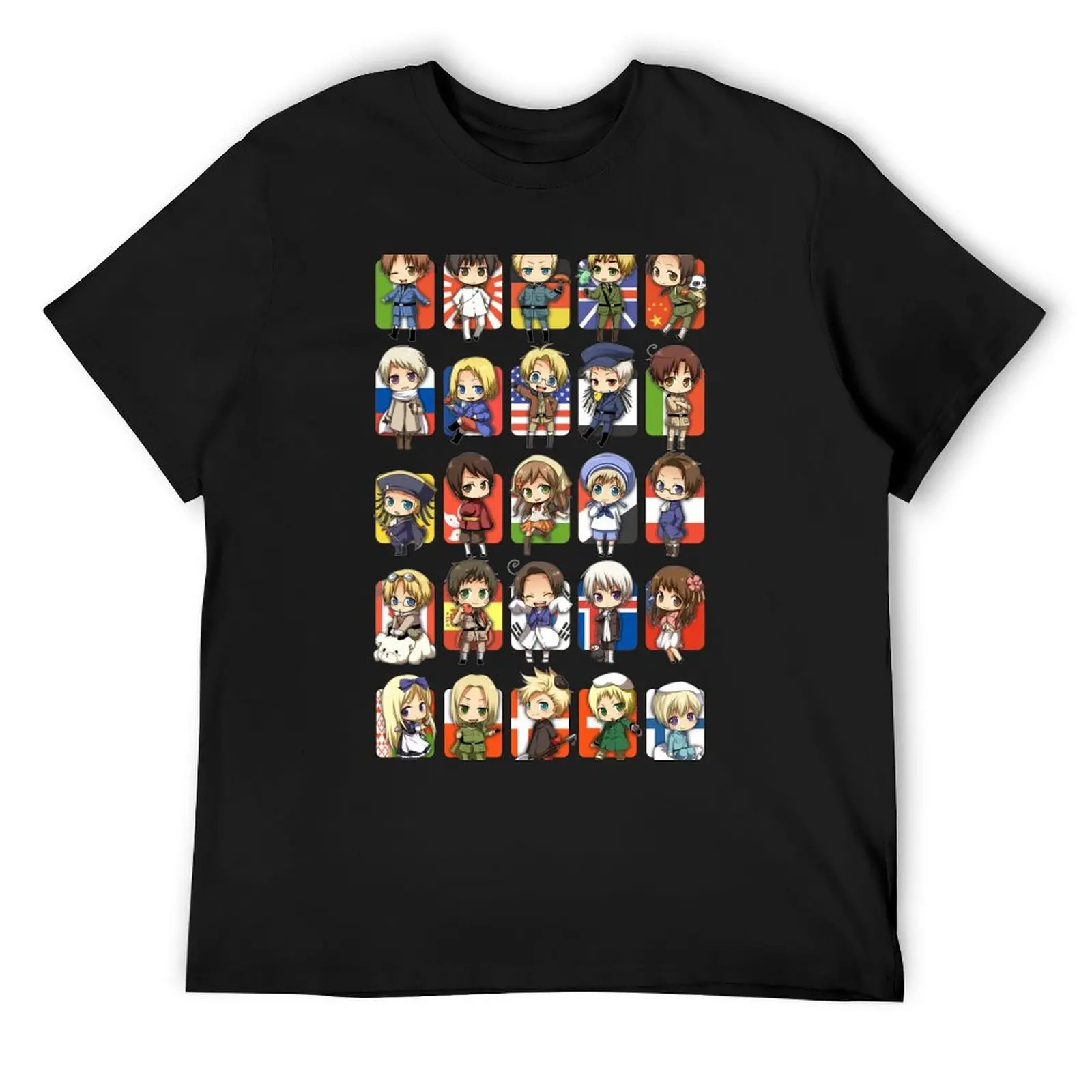 

Hetalia Group T-Shirt oversized t shirt anime t shirts customizeds shirts graphic tee men