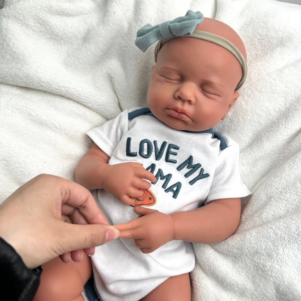 

20Inch Loulou Full Soft Silicone Reborn Baby Boy/Girl Weighted Flexible Limbs Doll for Photography & Artistic Display ﻿Kids Toy