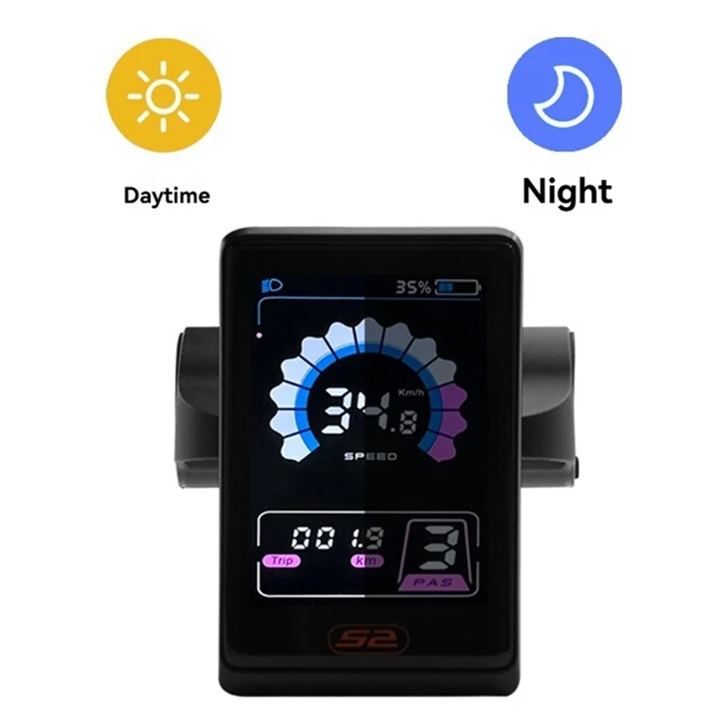 

AED4-Electric Bicycle UKS2-PLUS LCD Color Display With USB Interface For Bafang Mid Mounted Motor BBS01/BBS02/BBSHD