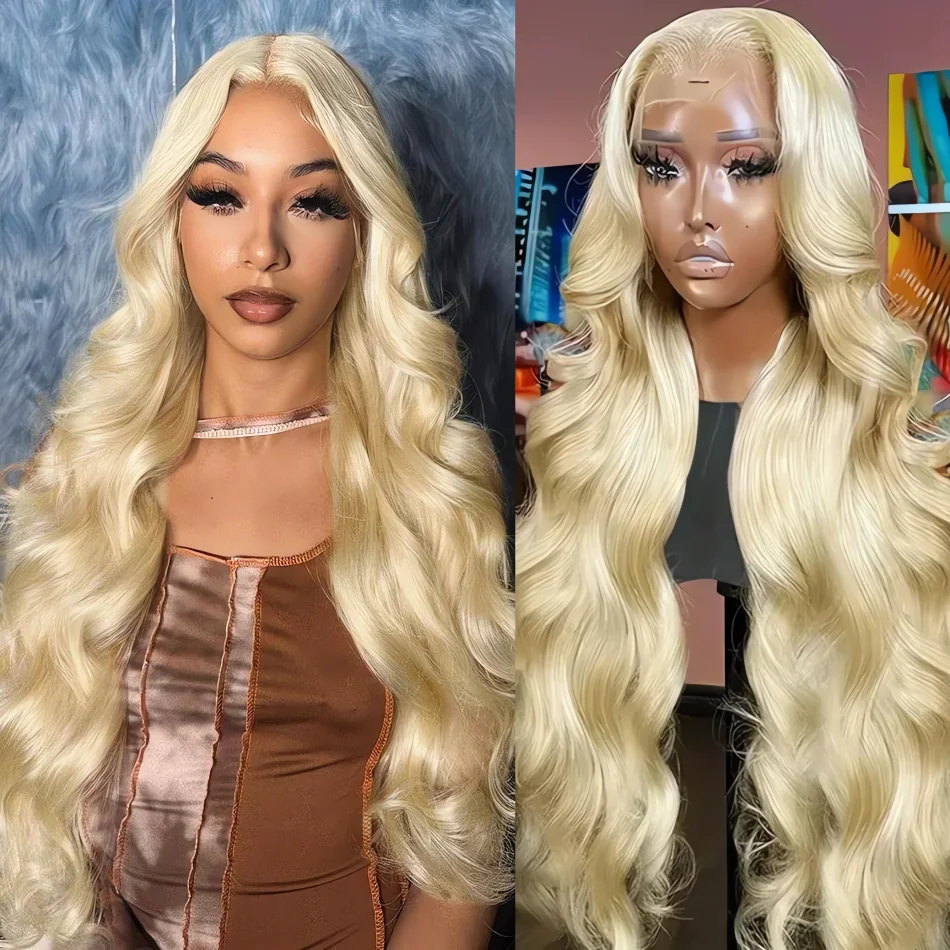 

613 frontal wig 13x6 hd lace Body Wave Human Hair 100%Wigs Brazilian 40 inch 613 Blonde Wig 13x4 Lace Front Wig For Women Choice