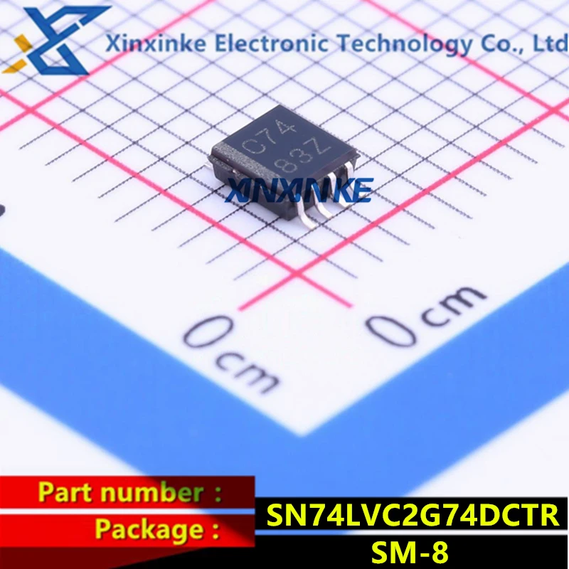 10PCS SN74LVC2G74DCTR C74 SM-8 SSOP8 Flip-Flops Single Pos Edge Trig Single Positive Edge Triggered Logic ICs Marke Neue Original
