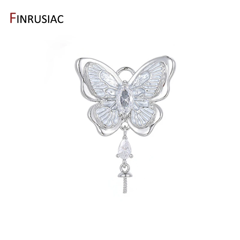 14K Vergoldete Messing-Emaille-Schmetterlingsanhänger, Verbinder für Schmuck, Charms für Ohrringherstellung, Schmuckherstellungszubehör – Detail 17