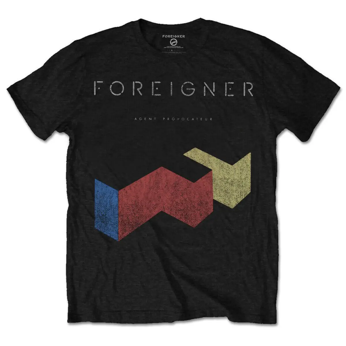 Foreigner Agent Provocateur Official T Shirt Mens