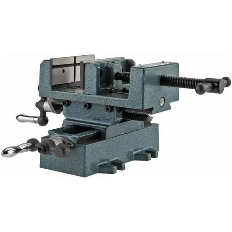 

Cross-Slide Drill Press Vise, 4" Jaw Width & Max Opening, 1-3/8" Jaw Depth (Model CS4)