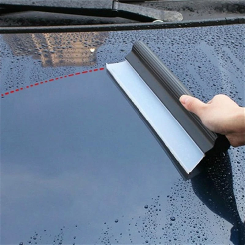 Car Flexible Soft Silicone Water Wiper Window Scraper Silicone Handy Squeegee Auto Blade Clean Film Scraper Car Accessories