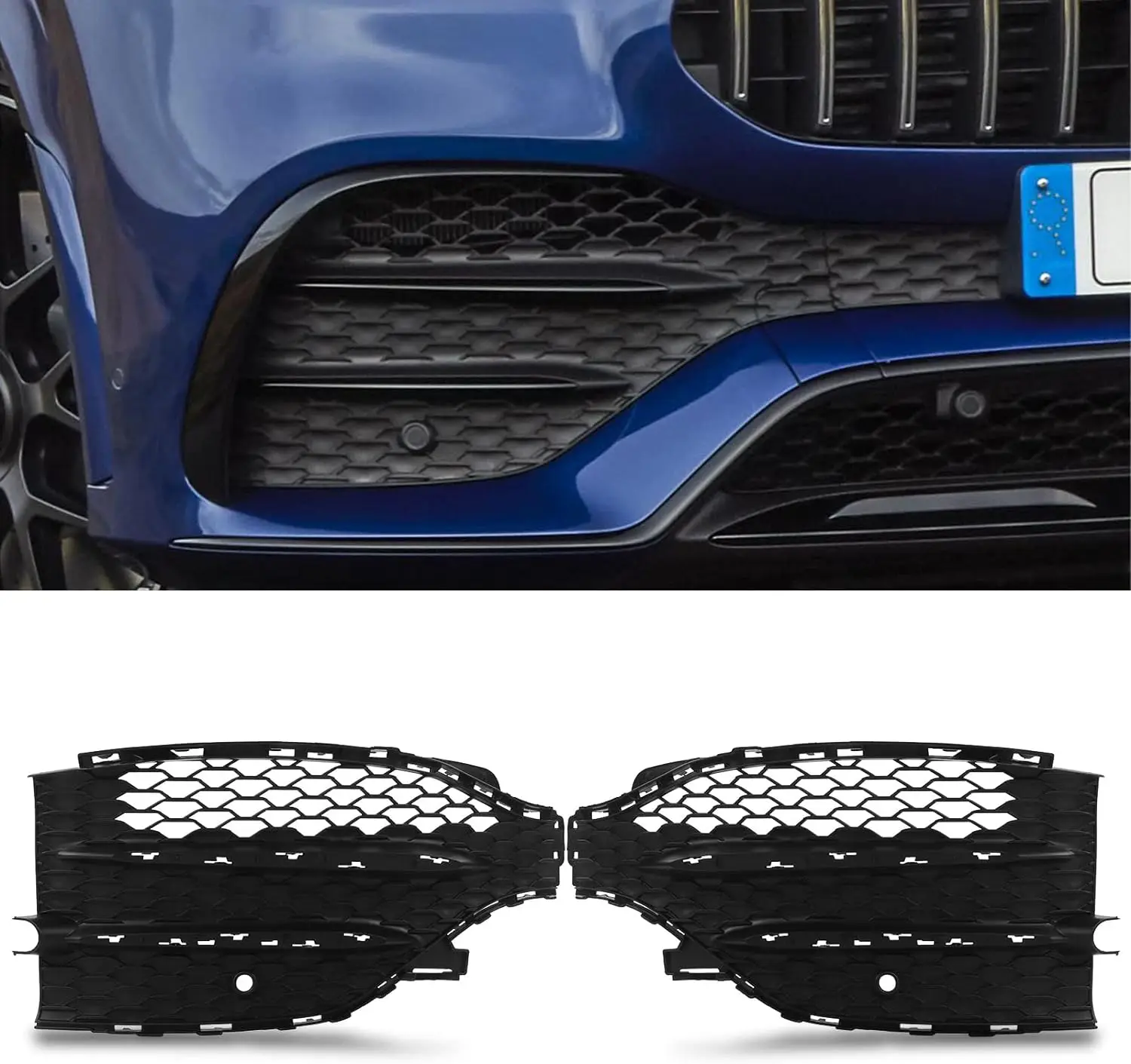 A1678857403 a1678857503 1678858005 Fog Light Frame Front Bumper Lower Grille Grill For Mercedes Benz GLE V167 C167 W167 GLE450