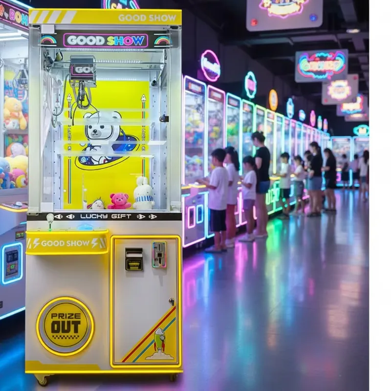 Commercial Arcade Claw Machine Prize Grabber Toy Vending Game for Amusement Park Shopping Mall and Entertainment Center