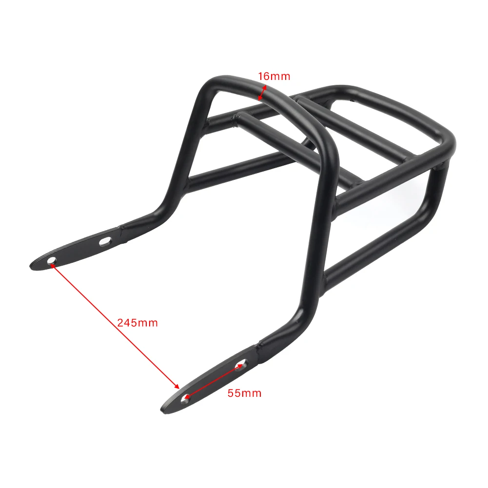 1Pc Motorbike Rear Tail Luggage Support Rack Suitcase Carrier Shelf For NEW Classic 350 Reborn 2022 2023 2024